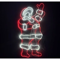 Santa Waving Rope Light Motif