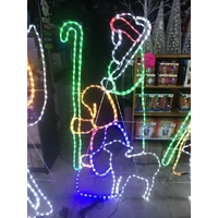 6 Piece Large Nativity Rope Light Motif