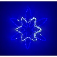 64cm White/Blue North Star Motif 