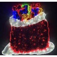 Santa Sack with presents Rope Light Motif