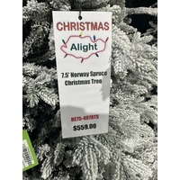 7.5 Foot Norway Spruce Christmas Tree - FREE SHIPPING