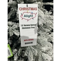 7.5 Foot Norway Spruce Christmas Tree
