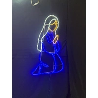 Mary Nativity Rope Light Motif