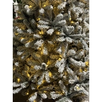 7.5 Foot Canadian Pre-Lit Snow Pine Christmas Tree