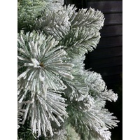 7 Foot Slim Snow Christmas Tree