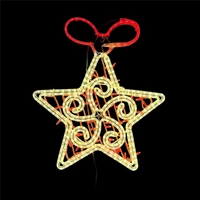 Swirl Star Rope Light Motif 