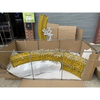 3D Golden Arch with Snowflakes Reindeer and Trees Rope Light Motif 