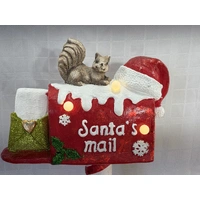 62cm Resin Santa's Mailbox