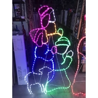 6 Piece Large Nativity Rope Light Motif