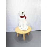 73cm Tall Resin Polar bear 