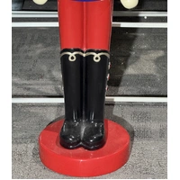 4' Resin Christmas Nutcracker  - blue jacket