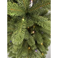 8 Foot Grinch Bent Green Pre-Lit Christmas Tree (dual colour)