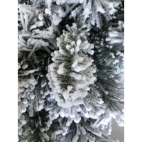 90cm Snow Christmas Wreath with Pine Cones 