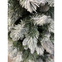 6 Foot Slim Snow Christmas Tree (Hinged)