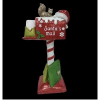 62cm Resin Santa's Mailbox