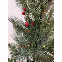 270cm Warm White Prelit Decorated Christmas Garland