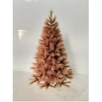Brown Feather 180cm Artificial Christmas Tree