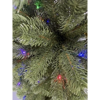 8 Foot Grinch Bent Green Pre-Lit Christmas Tree (dual colour)