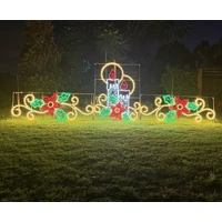 Giant Candle Swirl 5.2m Long Rope Light Motif 