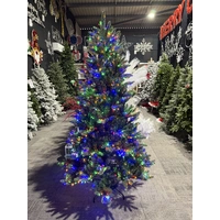 New York Pine Warm White/Multi 6.5 Foot Christmas Tree