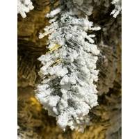 7.5 Foot Canadian Pre-Lit Snow Pine Christmas Tree