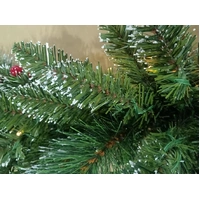 270cm Warm White Prelit Decorated Christmas Garland