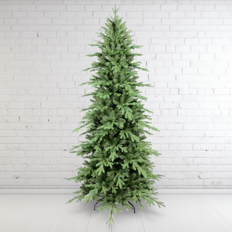 8 Foot Slim Mountain Spruce Christmas Tree