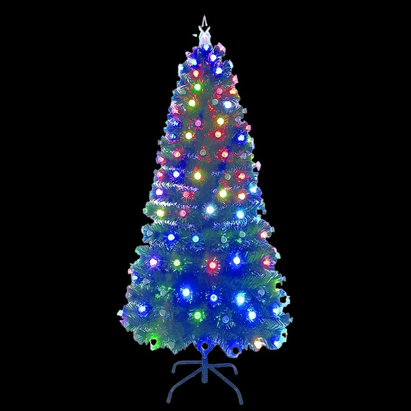 7 foot fiber shop optic christmas trees