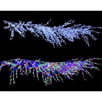 LED PVC Leaves Garland - Multi
