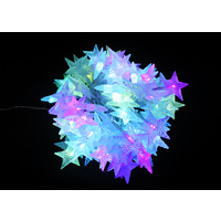 LED Multi Icy Stars String Light