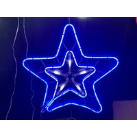 LED Digital Neon Flex Strip 2D Star - Blue