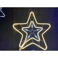 LED Digital Neon Flex Strip 2D Star - Warm White
