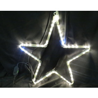 Warm WHITE LED Star with Blinking Bulbs