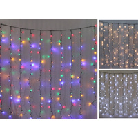 LED Battery Operated Curtain Light - Multi