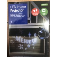 LED Image Projector - Santa on Sleigh