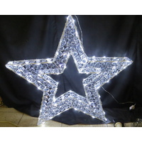 Blue LED Acrylic Discs Star