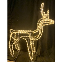 Warm White LED Standing Deer