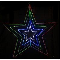 LED 4-IN 1 Starry Wire Star 79cm Multi
