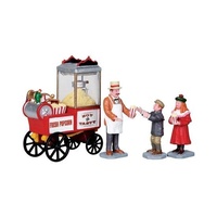 Lemax Popcorn Seller, Set of 4  -Available August 2024
