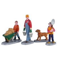 Morning Chores, Set of 4