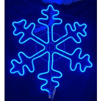Blue LED Neon Flex Snowflake