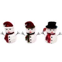 Tinsel Deco Snowman