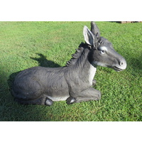 Resin Sitting Donkey 80cm long