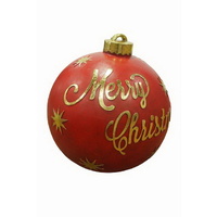 21" Outdoor Resin Merry Christmas Bauble