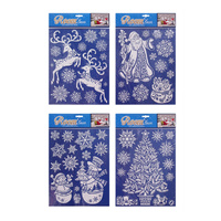 Glitter Snow Window stickers