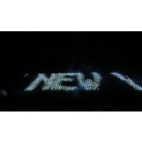 Giant Programmable White LED Digital Net Light
