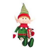 Green Shelf Sitting Deluxe Elf