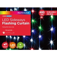 LED Sideways Flashing Multi Curtain