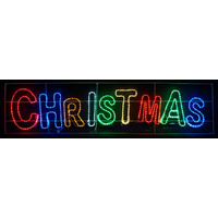 LED Multi Ropelight Twinkling CHRISTMAS