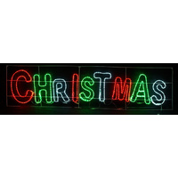 LED RGW Ropelight Twinkling CHRISTMAS